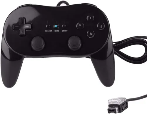 Vista 3 de Beastron Nueva consola de control Classic Pro GampadJoypad para Nintendo Wii WiiU 2