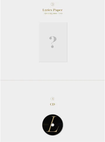 Vista 4 de LALISA LISA Primer álbum sencillo (NEGRO VER.)