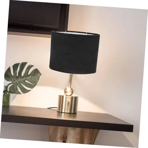 Vista 2 de DOITOOL Lujosa pantalla de terciopelo lámpara de piso o lámpara de mesa E27/e14 zócalo fácil de instalar decoración del hogar