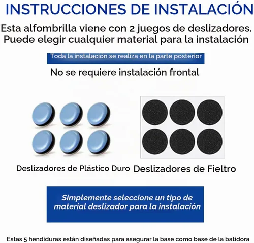 Vista 4 de MIMORE Alfombrilla deslizante para mezclador KitchenAid de 6 a 8 cuartos de galón de elevación de tazón, 7 cuartos de galón compatible con Claro