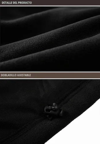 Vista 8 de TACVASEN - Chaqueta de forro polar para hombre, cremallera completa Verde militar