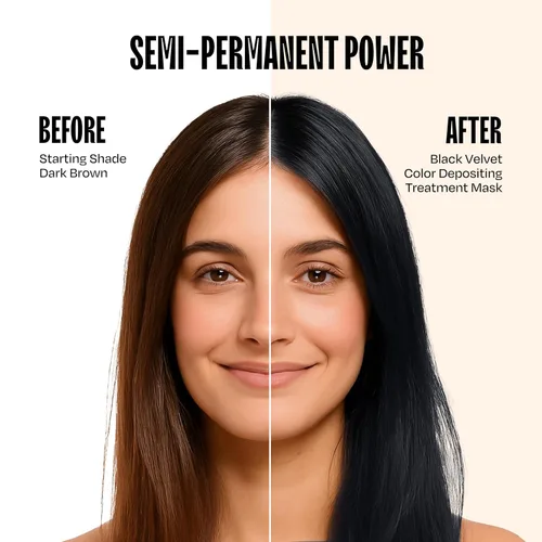 Vista 3 de Overtone Acondicionador de Color Semipermanente para el Cabello, Black Velvet, 8 oz, Nutritivo, Sin Daños, Máscara Depositante de Color para Todo