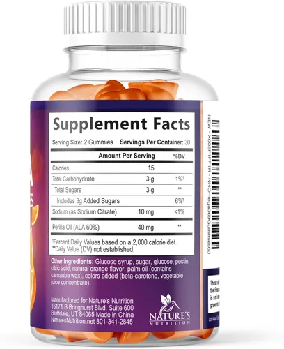 Vista 9 de Gomitas Omega 3 6 9 – Suplemento vegano Omega 3 Gomitas – Aceite de ácidos grasos esenciales 369 Complejo de apoyo cardíaco y apoyo cerebral