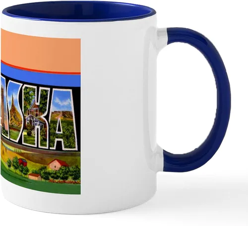 Vista 8 de CafePress I Love Nebraska Taza de café de cerámica de 11 oz (11.0 fl oz)