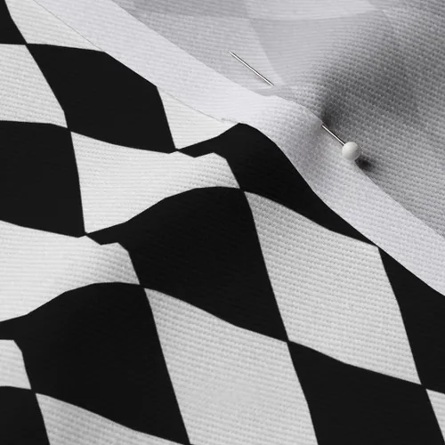 Vista 16 de Spoonflower Tela - Diamantes Negro Blanco Pequeño Diamante Cuadros Geométrico Impreso en Tela de Gasa Cuarto Grasa - Costura Ropa de Moda Vestidos