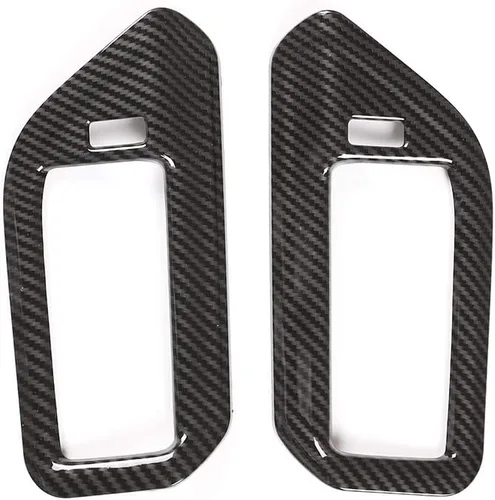 Vista 2 de YIWANG - Marco de ventilación de plástico ABS para interior de coche, 2 unidades, para BMW X5 G05 2019 2020
