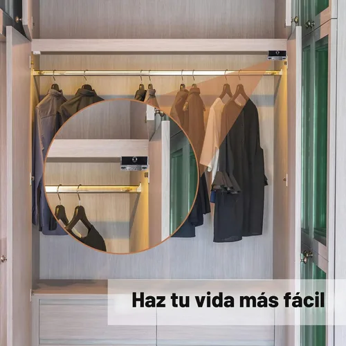 Vista 5 de Paquete de 8 interruptores de puerta de gabinete para luz de armario Negro