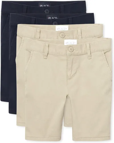 Vista 24 de The Children's Place Pantalones chinos ajustados para bebés y niños pequeños