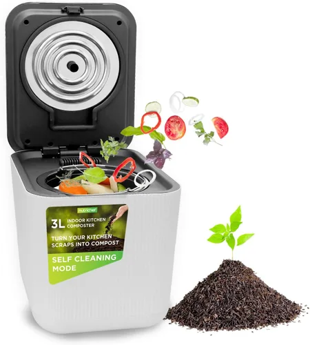 Vista 8 de Nutrichef Filtro de compostador de repuesto: reemplaza tu filtro eléctrico de abono de cocina Nutrichef Reemplazo óptimo cada 3-6 meses Fácil
