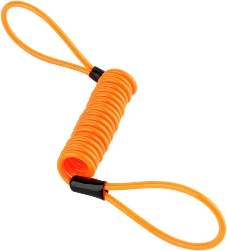 Vista 4 de Cable de recordatorio de motocicleta, cable de bobina de recordatorio de 3.9 ft, herramienta de cable de recordatorio de seguridad multiusos