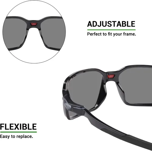 Vista 8 de Mryok Auriculares de repuesto para gafas de sol Oakley Carbon Prime OO6021 - Opciones