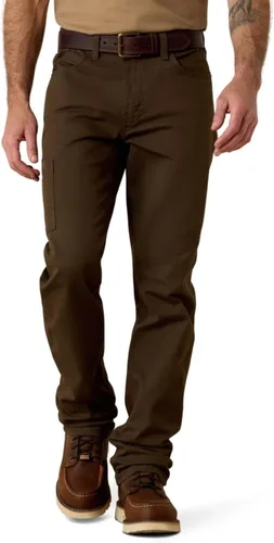 Vista 13 de ARIAT Pantalón Rebar M4 Durastretch de ajuste relajado para hombre, hecho para ser resistente y apilable de pierna recta caqui Field