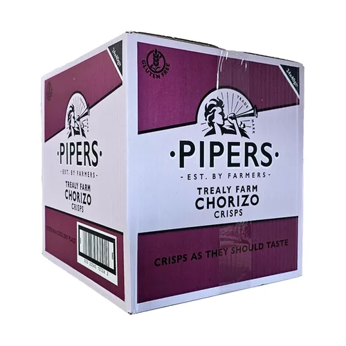 Vista 6 de Pipers Patatas fritas Kirkby Malham Chorizo (paquete de 24)