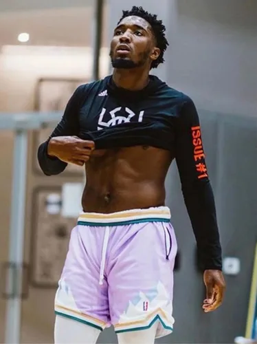 Vista 8 de BOOMLEMON Pantalones cortos de baloncesto para hombre, pantalones cortos de entrenamiento de gimnasio, pantalones cortos deportivos de malla