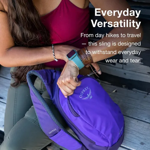 Vista 4 de Osprey Daylite Shoulder Sling Bag Compact Crossbody Backpack for Everyday Carry, Festivals, and Lightweight Travel