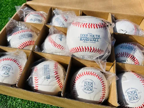 Vista 2 de Rawlings Dixie Youth League Baseballs Grado de Competencia RDYB1 Juventud/14U Múltiples opciones de conteo