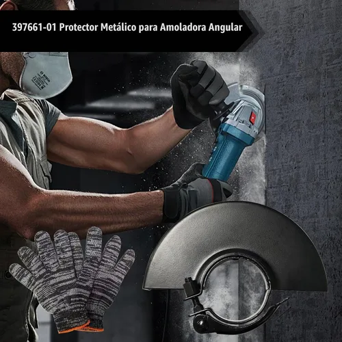 Vista 7 de Protector de amoladora de 5.3 pulgadas y 5.315 in para cuchillas de disco de rueda de 5 pulgadas, 4-1/2 pulgadas, 4 pulgadas, accesorios compatibles