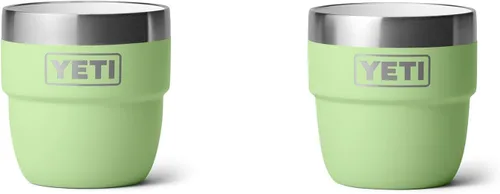 Vista 10 de YETI Rambler - Vaso apilable de 4 onzas, acero inoxidable, taza de café/espresso aislada al vacío, 2 unidades Blanco