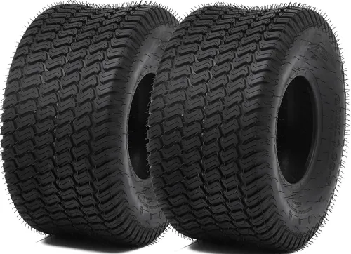 Vista 12 de YITAMOTOR Neumáticos para cortacésped de 15 x 6.00-6 (juego de 2), neumático de césped de tractor sin cámara de 4 capas, neumáticos de cortacésped