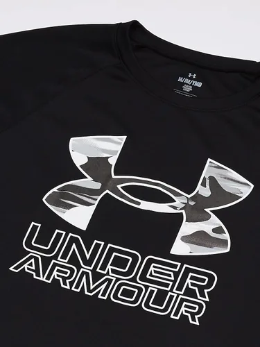 Vista 2 de Under Armour - Camiseta Tech Hybrid de manga corta con estampado para niño