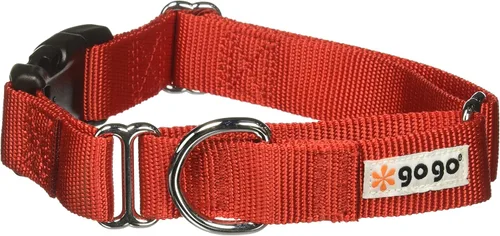 Vista 14 de GoGo Pet Products GoGo - Collar de perro Martingala de 3/4 pulgadas, mediano, color rosa Rosado