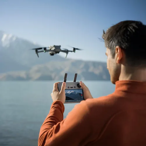 Vista 9 de DJI Air 3S Combo Fly More (control remoto RC 2 con pantalla), dron con cámara CMOS de 1" de gran angular y teleobjetivo medio para adultos