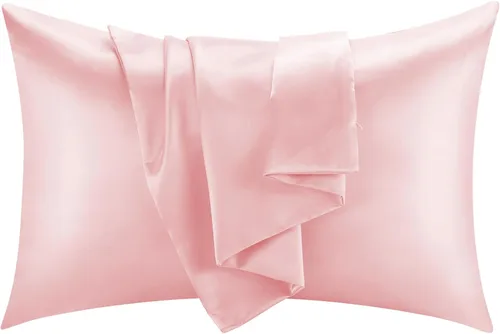Vista 10 de Funda de almohada de satén para cabello y piel, fundas de almohada más suaves que la seda para cabello y piel, refrescante, sueño de belleza, fundas