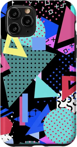 Vista 29 de 80s Geometric Memphis Pattern Vintage 1980s 90s Phone Cover Case for iPhone 17