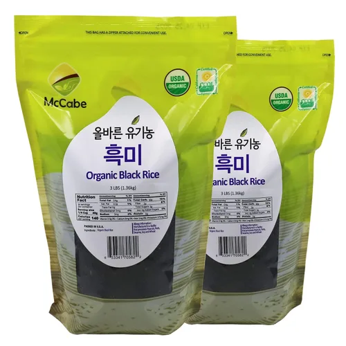 Vista 7 de McCabe Arroz integral orgánico, 3 libras (48 onzas), orgánico certificado por USDA, producto de Estados Unidos, CCOF