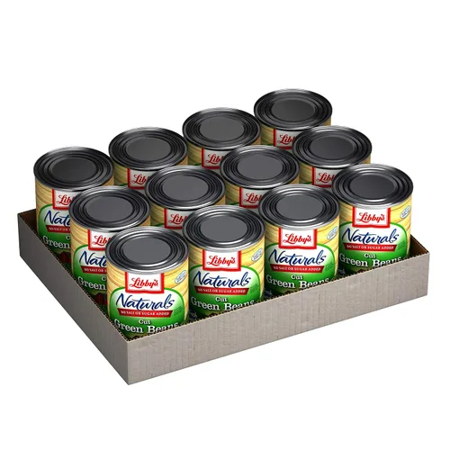 Vista 2 de Libby's Naturals Cut Green Beans Sin sal añadida, sin azúcar añadido, naturalmente delicioso, suave y sutilmente dulce mordida crujiente Sin