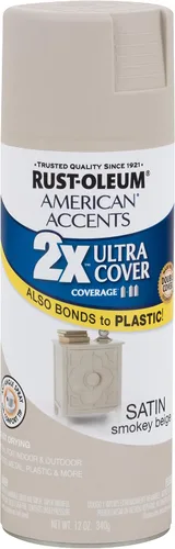 Vista 15 de Rust Oleum 280720 American Accents Ultra Cover 2X Pintura en aerosol, color Satin Lagoon, 12 onzas Laguna Satinado