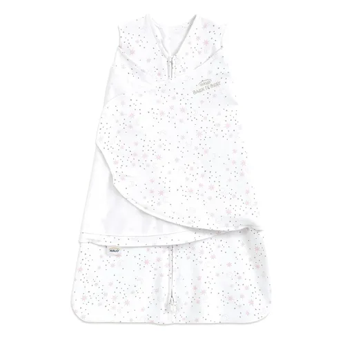 Vista 11 de HALO Saco de dormir envolvente 100% algodón, manta vestible ajustable de 3 vías, TOG 1.5, azul bebé, recién nacido, 0-3 meses