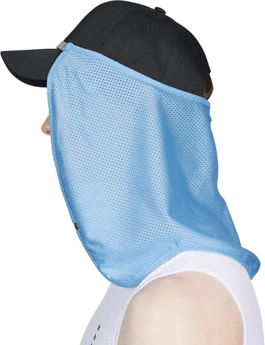 Vista 6 de Sombrero de sol de malla de enfriamiento Escudo Cuello Cortina Transpirable Guardia Polainas Protección UV Unisex Hombres Mujeres Cubierta facial