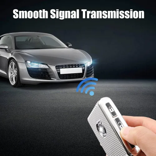 Vista 5 de Funda para llavero de automóvil con textura de fibra de carbono de TPU, se adapta a Volvo XC90 XC60 XC40 S60 S90 V90 V60 Polestar 1 T5 T6 Accesorios