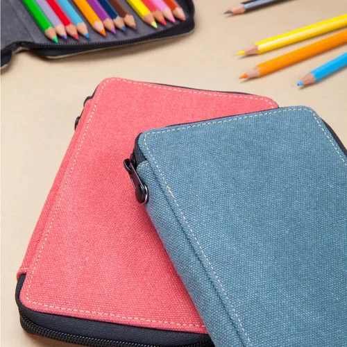 Vista 3 de Speedball Art Products - Estuche de almacenamiento de lona para lápices, marcadores, bolígrafos y suministros de arte, negro, capacidad para hasta
