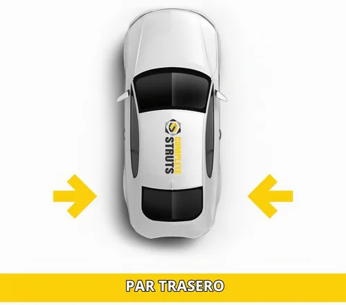 Vista 2 de COMPLETESTRUTS - Conjunto de puntales traseros rápidos completos con resortes helicoidales de repuesto para Toyota Camry 2004-2006, juego de 2