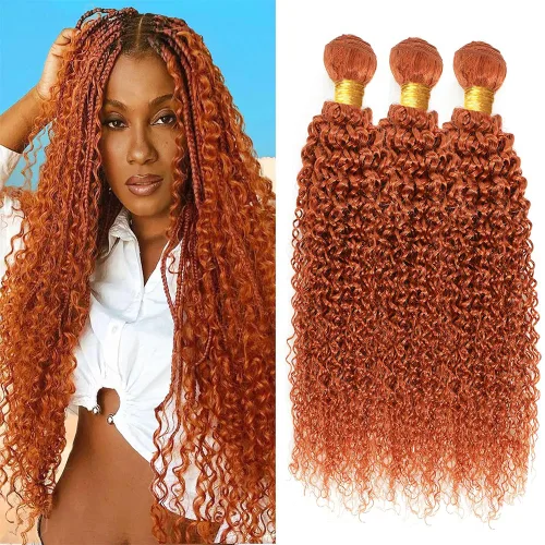 Vista 18 de Color 30 paquetes de cabello humano marrón onda del cuerpo paquetes 8 10 12 pulgadas brasileño virgen Remy extensiones de cabello humano doble trama