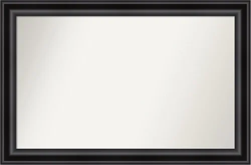 Vista 474 de Amanti Art Espejo personalizado, espejo de baño negro puente, espejo de pared o espejo de tocador de baño sobre el fregadero (26 x 26 pulgadas)