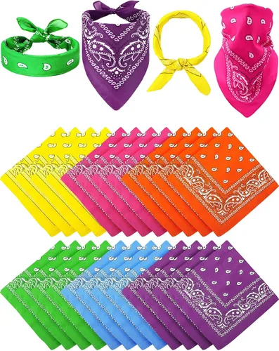 Vista 37 de Unittype 36 bandanas de cachemira 1