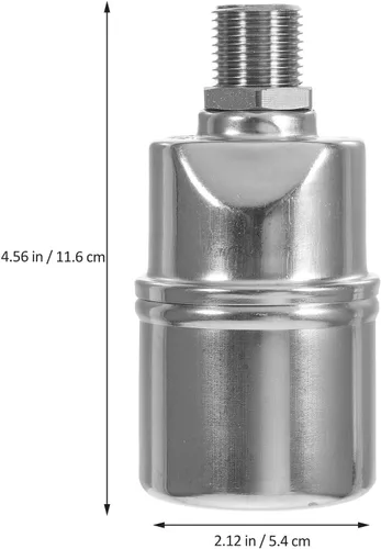 Vista 2 de Válvula de flotador de canal de agua de acero inoxidable Válvula automática de control de nivel de agua para tanques piscinas estanques entrada
