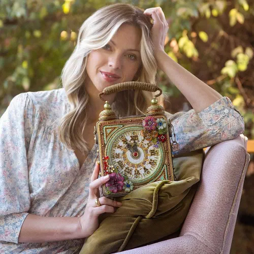 Vista 8 de Mary Frances Time of Your Life - Bolso de mano con cuentas y asa superior, multicolor