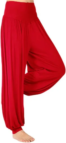 Vista 74 de Pantalones de algodón modal para mujer de AvaCostume, pantalones suaves para practicar yoga o deportes.