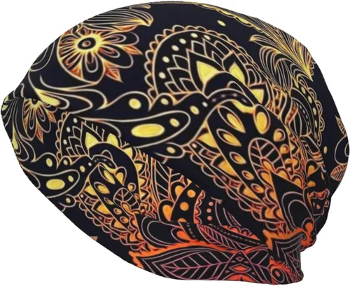 Vista 19 de Gorro africano holgado para adultos, tejido elástico, de calavera, gorro de invierno para exteriores para mujeres y hombres