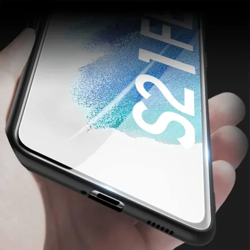 Vista 2 de X-level Funda para Samsung Galaxy S21 FE 5G Slim Fit Soft TPU Super Thin Phone Back Cover, Light Protective Matte Finish Coating Cases para Samsung