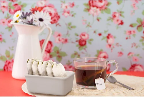 Vista 4 de HIC Kitchen Soporte para paquetes de azúcar, porcelana blanca fina