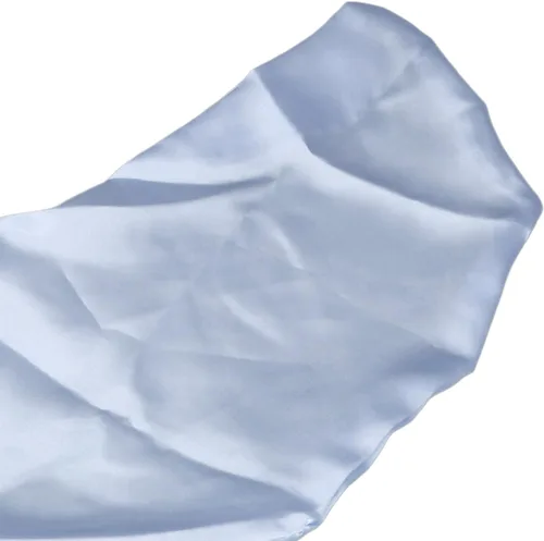Vista 7 de Aramox Funda de almohada de satén súper suave, compatible con almohada de lactancia, lavable, agradable a la piel, transpirable para una Azul