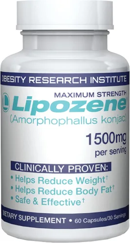 Vista 8 de Lipozene Píldoras de dieta - Suplemento para perder peso - Suprime el apetito - Tres botellas de 90 cápsulas en total