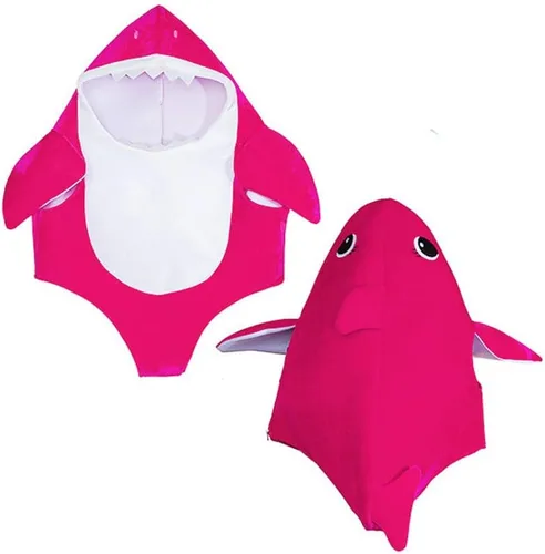 Vista 2 de Plustrong Disfraz de tiburón para niños, disfraz de Halloween para niños pequeños y niñas