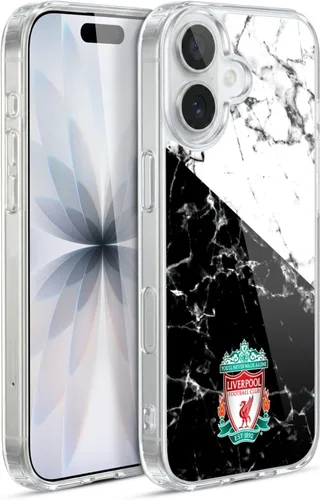 Vista 22 de Oficial LIVERPOOL Football Club 2017/18 Mármol Soft Gel Case para iPhone de Apple 7 Plus/8 PLUS Escudo negro.