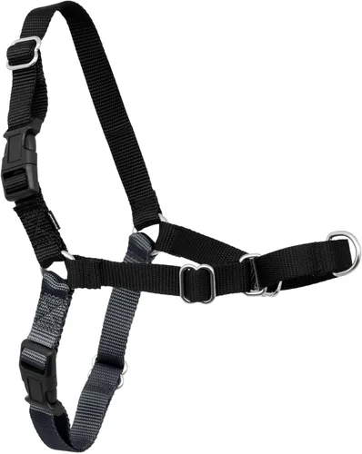 Vista 11 de Arnés de paseo fácil de PetSafe, Negro/Plateado